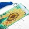 Sunflower Bookmark Tassel Leather