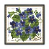 February - 14CT Stamped Cross Stitch - 17*17cm