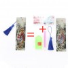 Tiger Special Shape Creative Leather Tassel Book Marks