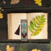 Palace Style Tassel Leather Bookmark