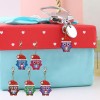 5pcs Xmas Penguin Key Chains