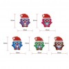 5pcs Xmas Penguin Key Chains
