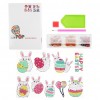 8pcs Cartoon Rabbit Stickers for Children