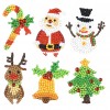 DIY Stickers - 6Pcs Santa Claus And Animals