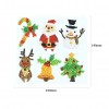 DIY Stickers - 6Pcs Santa Claus And Animals