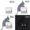 Cat Luminous Switch Stickers Outlet Decals