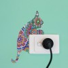 Cat Luminous Switch Stickers Outlet Decals