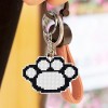 Animal Paw Bead Keychain Kit