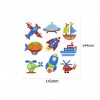 DIY Stickers - 9Pcs Sea, Land And Air