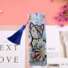 Cat Leather Bookmarks with Tassel