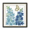 July - 14CT Stamped Cross Stitch - 17*17cm
