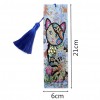 Cat Leather Bookmarks with Tassel