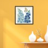 July - 14CT Stamped Cross Stitch - 17*17cm