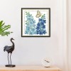 July - 14CT Stamped Cross Stitch - 17*17cm