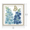 July - 14CT Stamped Cross Stitch - 17*17cm