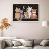 Five Kittens - 14CT Stamped Cross Stitch - 22x16cm