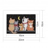 Five Kittens - 14CT Stamped Cross Stitch - 22x16cm