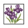 Flower Of Happiness - 14CT Stamped Cross Stitch - 17x17cm