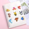 Round Cute Animals Puzzle Children Stickers