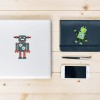 DIY Stickers - 9Pcs Multi-Action Robot
