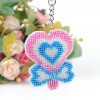 Lollipop - Bead Embroidery - Keychain
