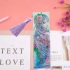 Beauty Leather Tassel Bookmark