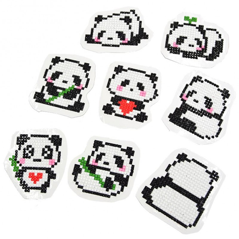 Cute Panda Kids Roun...