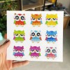 Owl Shape Sticker Round Paster Child Puzzle