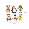 DIY Stickers - 6Pcs Santa Claus And Animals