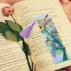 Tree Leather Tassel Bookmark