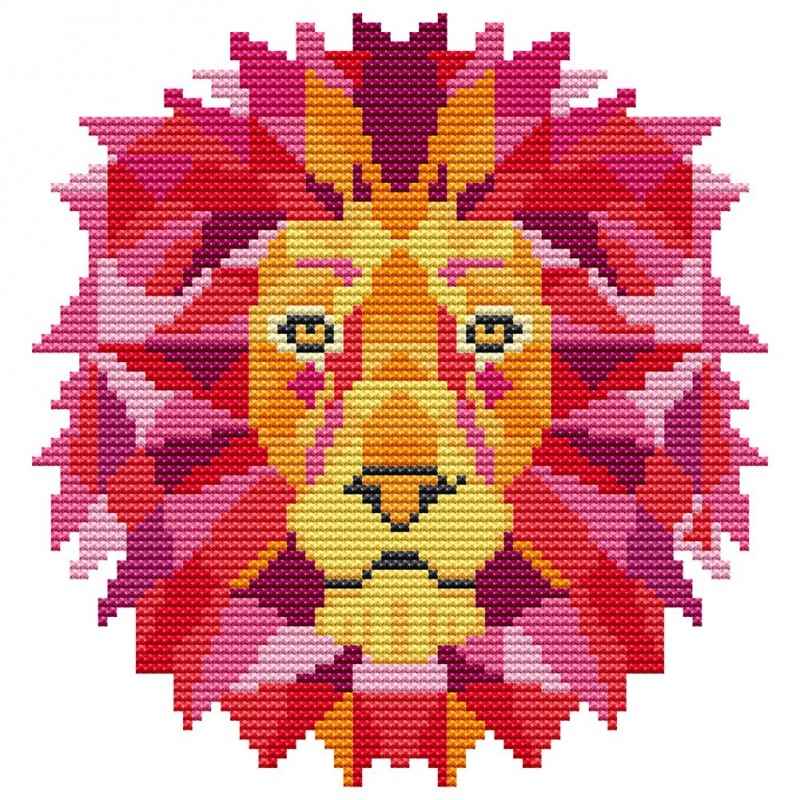Abstract Animal-lion...
