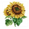 Girasol Sunflower - 14CT Stamped Cross Stitch - 17x17cm