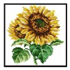 Girasol Sunflower - 14CT Stamped Cross Stitch - 17x17cm