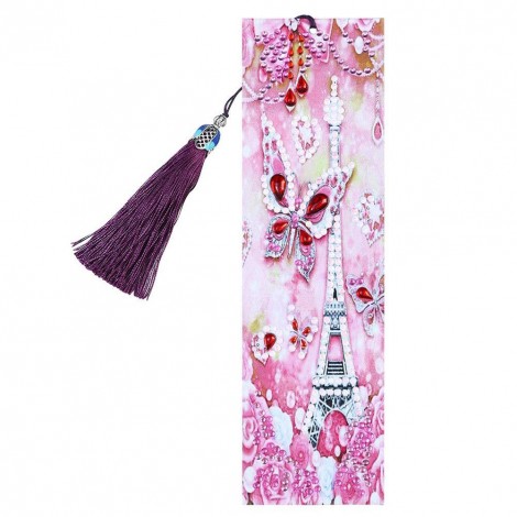 Creative Leather Tassel Bookmark