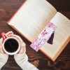 Creative Leather Tassel Bookmark