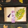 Creative Leather Tassel Bookmark
