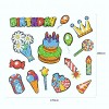 DIY Stickers - 14Pcs Birthday Cake