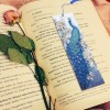 Special Shape Leather Tassel Peacock Bookmark