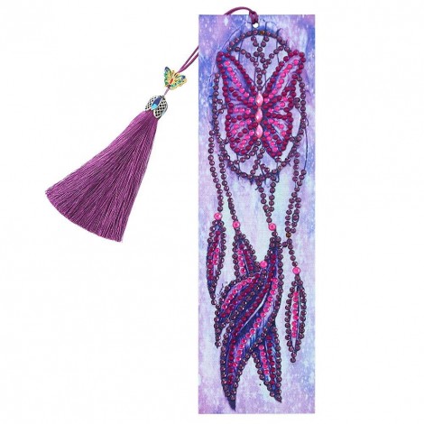 Dreamcatcher Leather Bookmark w/Tassel