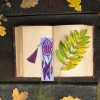 Dreamcatcher Leather Bookmark w/Tassel