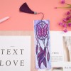 Dreamcatcher Leather Bookmark w/Tassel