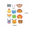 DIY Stickers - 12Pcs Small Animal Avatar