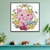 Happy Farm-Little Pig - 14CT Stamped Cross Stitch - 19x18cm