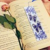 Butterfly Leather Bookmark with Tassel