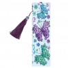 Butterfly Leather Bookmark with Tassel