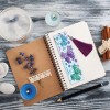 Butterfly Leather Bookmark with Tassel