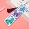 Butterfly Leather Bookmark with Tassel