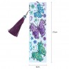 Butterfly Leather Bookmark with Tassel