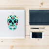 DIY Stickers - 4Pcs Four-Color Skull