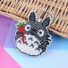 Totoro - Stamped Bead Embroidery